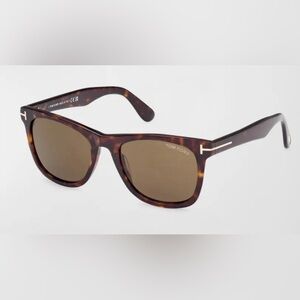 NWT Tom Ford Square Tortoise Sunglasses